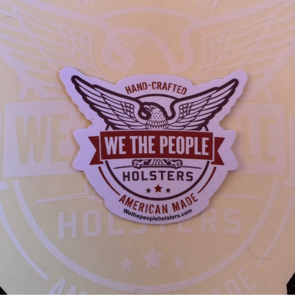 NEW Lot of 5 Patriotic Sticker Reusable Bag Storage Bag We the People Holsters - Picture 3 of 5